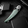 All-steel mini blade knife Portable outdoor camping Barbecue knife Multi-functional home folding fruit knife Kitchen travel tool