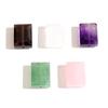 White and Purple Crystal Wushi Pai Ring Face Beads for DIY Jewelry Accessories