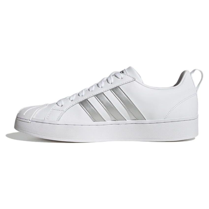 Adidas Neo Streetcheck Slip Resistant Durable Breathable Low Top Skate Shoes Unisex Sneakers White Silver ID6060
