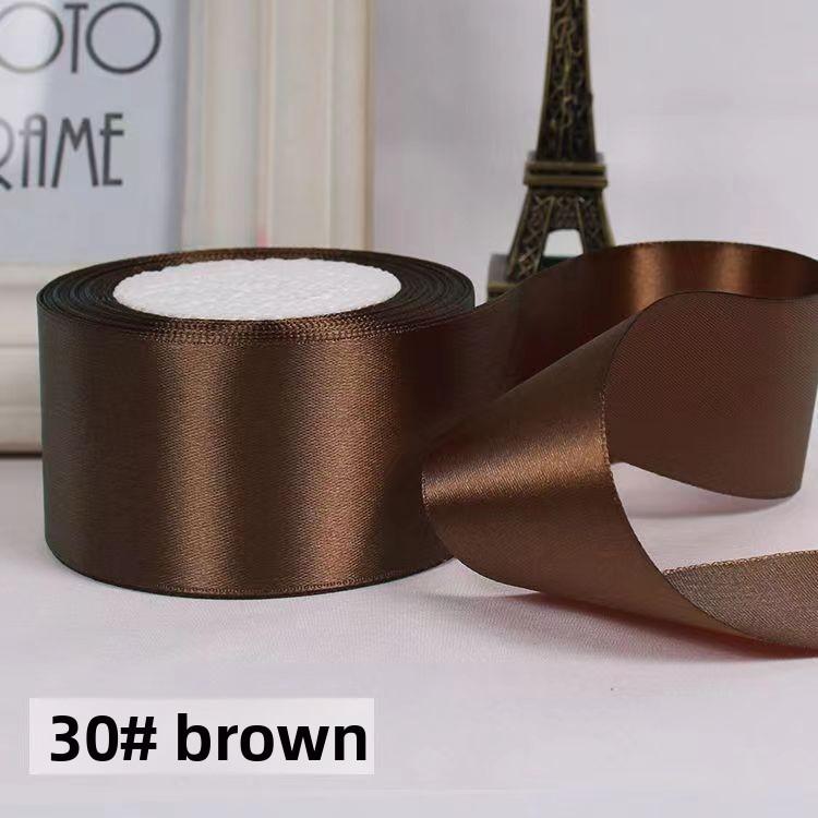 Satin Ribbon For Gift Wrapping And Floral Decoration 5cm Wide Silk Tape For Crafts And Events