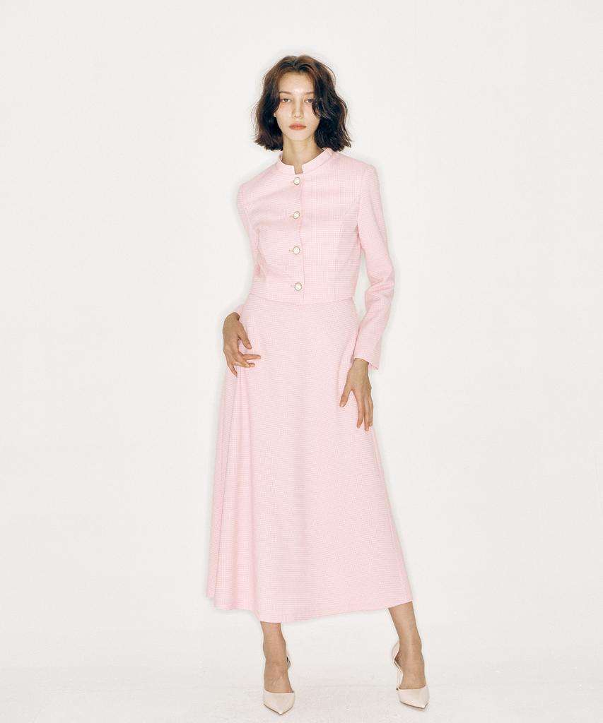 Vi Lac Tea A-Line Long Skirt