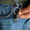 Quick-Release Titanium Keychain: Creative Key Ring Pendant & Men's Waist Hanger