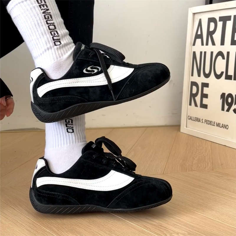 Casual Versatile German Training Shoes Women's New Breathable Comfortable Non-slip Wear-resistant Retro Sports Racing Shoes