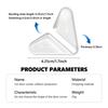 For Opel CorsaCar Door Corner Anti-collision Protective Silicone Guard Protector For Opel Meriva Mokka Grandland Vectra Zafira Vivaro Antara