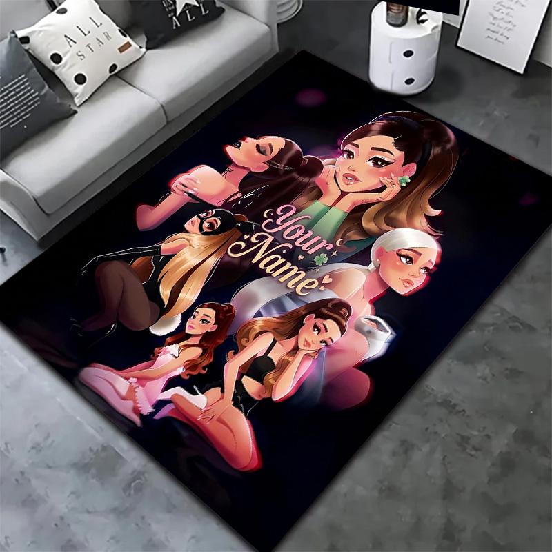 Floral Dreams Custom Name Carpet Rug For Living Room Bedroom Home Sofa Decoration Kids Play Nonslip Floor Mat