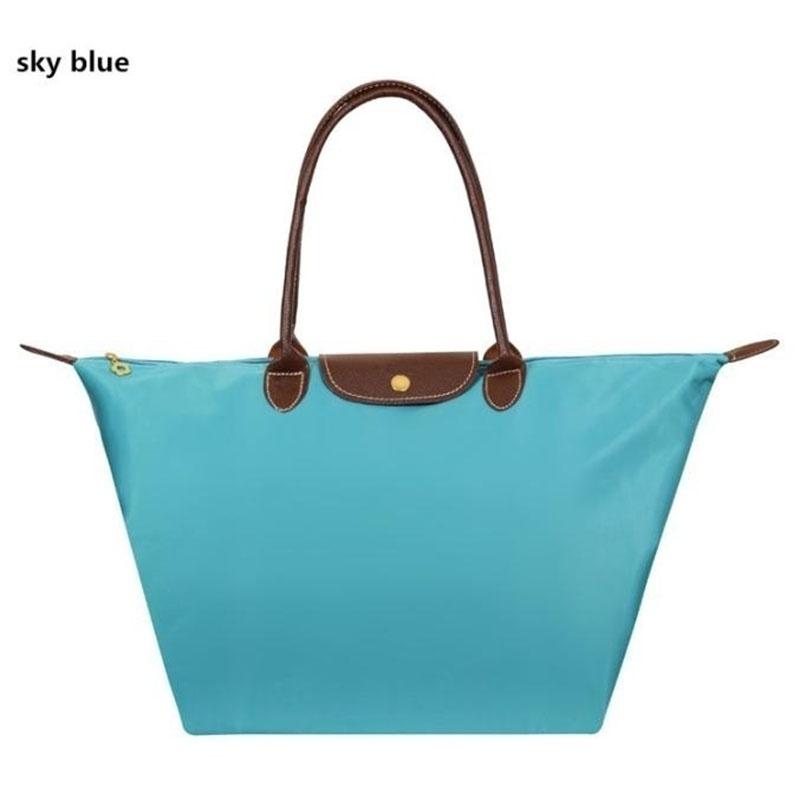 Elegant Fashion Folding Nylon Dumpling Shape Bag Handbag Tote For Stylish Women