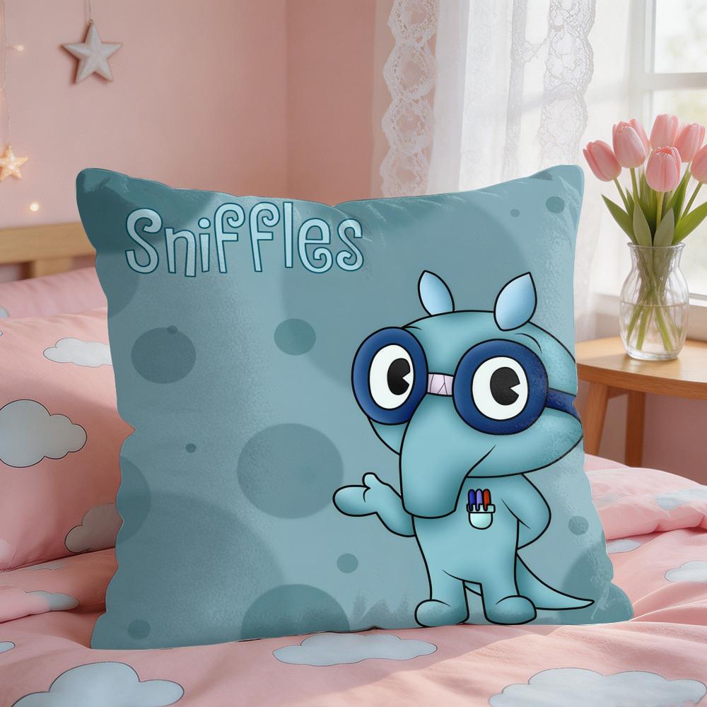 Cartoon Happy TTree Friends Cushion Cover Square Short Plush Pillow Case Living Room Sofa Home Decor Funda X