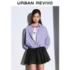 UR 2026 Women's Plaid Color Block Cotton Blouse