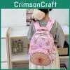 Printed Backpack Capybara Children Cartoon Schoolbag Outdoor Leisure Storage Bag
