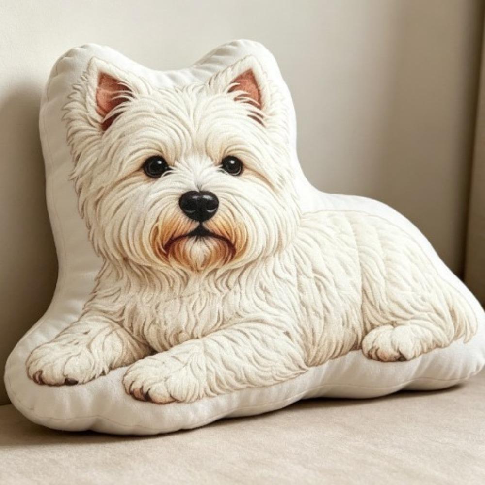 Hondvormig Kussen Dierlijk Plaid Kussen Zachte Pluche Stof PP Katoen Vulling Shiba Hond Kussen Vormgegeven Vorm