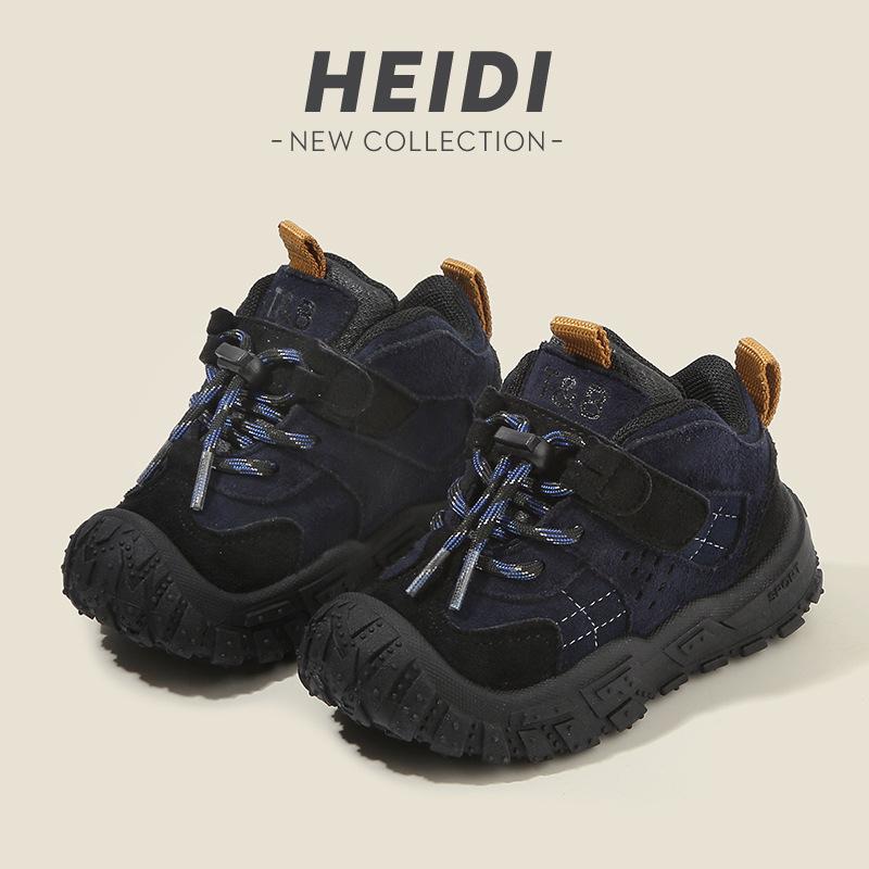 Children's Sports Shoes 2025 Spring and Autumn New Boys' Dad Shoes Running Girls' Mountaineering Shoes Soft-soled Baby Casual Shoes