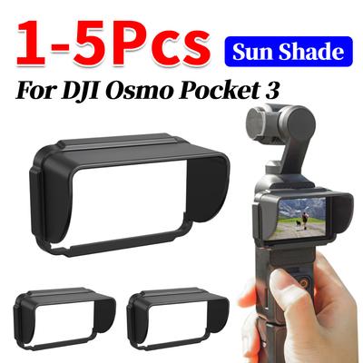 1-5Pcs Sunshade Hood for DJI Osmo Pocket 3 Quickly Release Sun Shade Cover Light Shielding Screen Shade Sport Camera Accessories