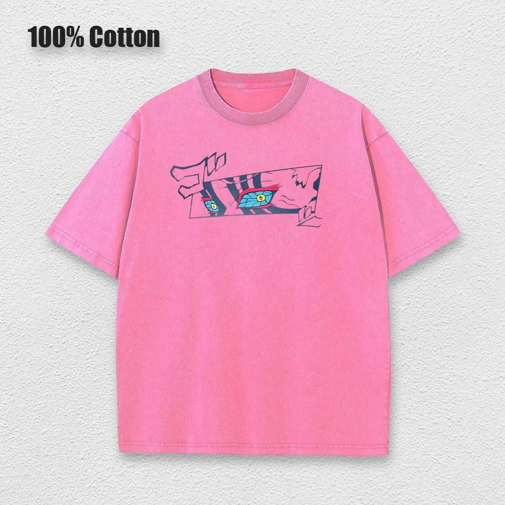 

Washed Acid Washed T Shirt Man Demons Slayer Anime Y2K Classic Casual T-Shirts Summer O Neck Hip Hop Tee Shirt Oversize Clothing 4XL