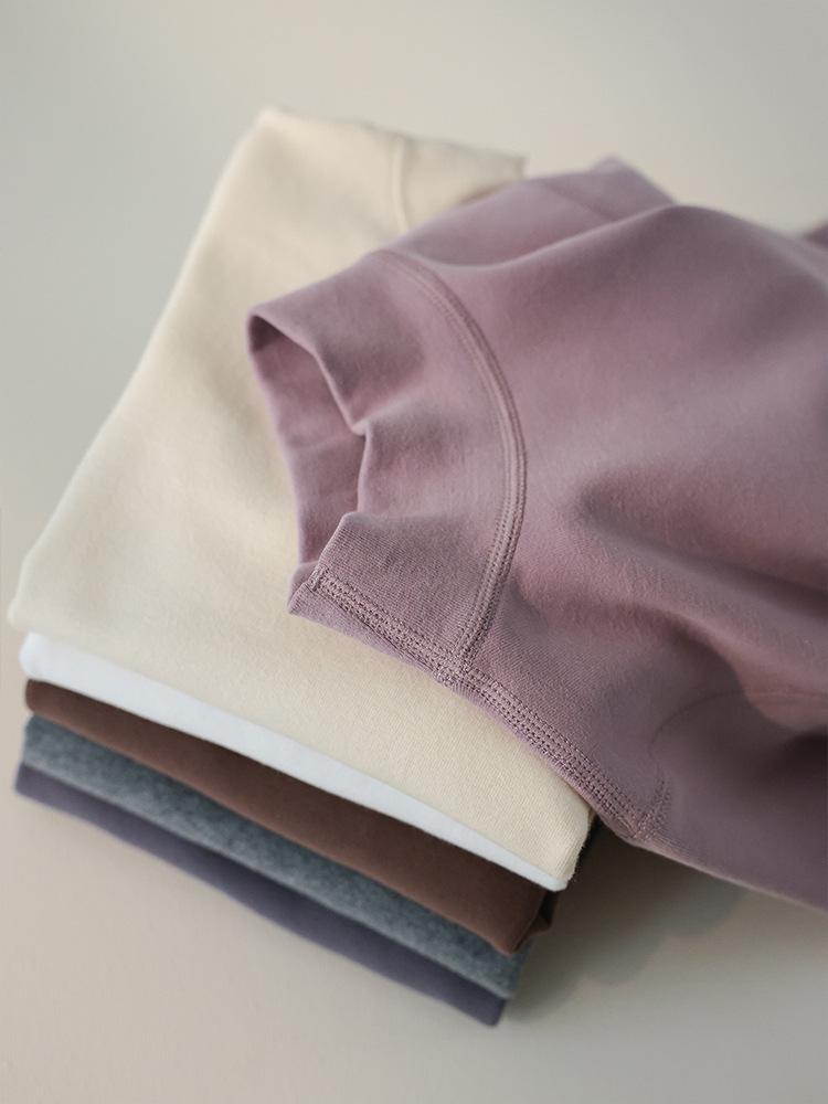 Kids' Mid-High Collar Stretchy Base Layer T-shirt (320g)