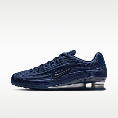 Nike Shox Z Midnight Navy Metallic Silver (Women s) 38.5
