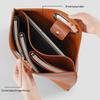 Elegant Women's Soft Leather Laptop Tote - High-End, Large Capacity, Fashionable Briefcase for Work and Commuting.