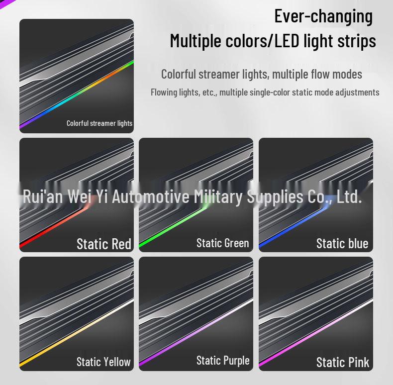 Electric Retractable Side Pedals with Lights for Range Rover Velar Modification