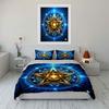 Mystic Starry Decorative Set Soft Comfortable Duvet Cover Bedding Set Included 1*Duvet Cover & 2*Pillowcases, Gift