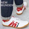 Mobus Leather Genuine Walking Current NEW MUNDEN Japanese Shoe Men's Sneakers, Leather, Sports, Casual, Shoes, Model, (White/Dark Red, Size, Adult,