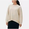 2024 Pink Sweet Round Neck Pullover Sweater - European & American Winter Style