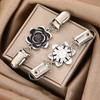 Retro Sweater Shawl Clip With  Studded Alloy Scarf Buckle Anti Exposure Buckle Collar Scarf Cardigan Connecting Buckle