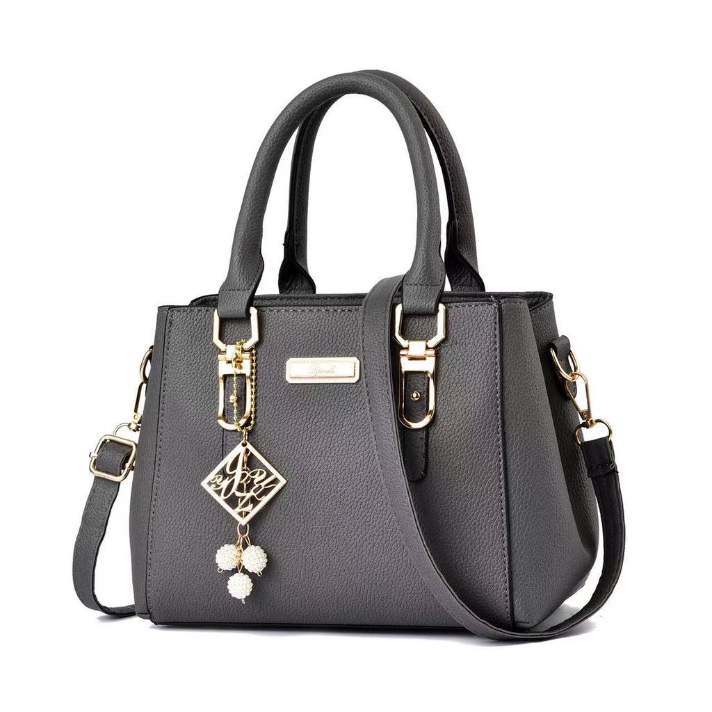 Handbag Women's Bag New Fashion Versatile PU Leather Shoulder Oblique Span Bag