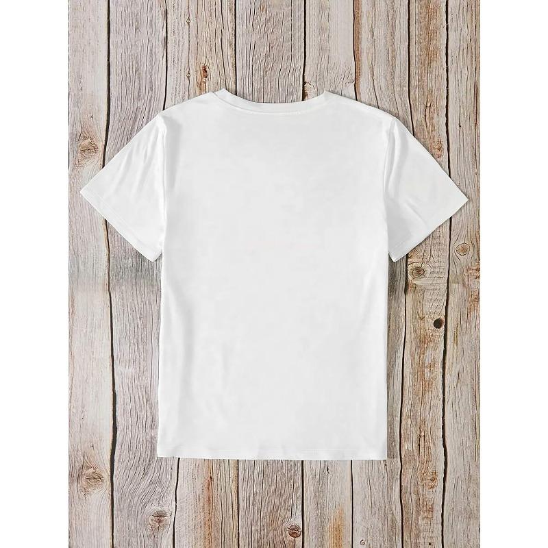 Europese maten T-shirt met korte mouwen met grafische prints van Mooie Lippen, Diamanten, Edelstenen en Dollarsymbolen, Casual Top met Ronde Hals