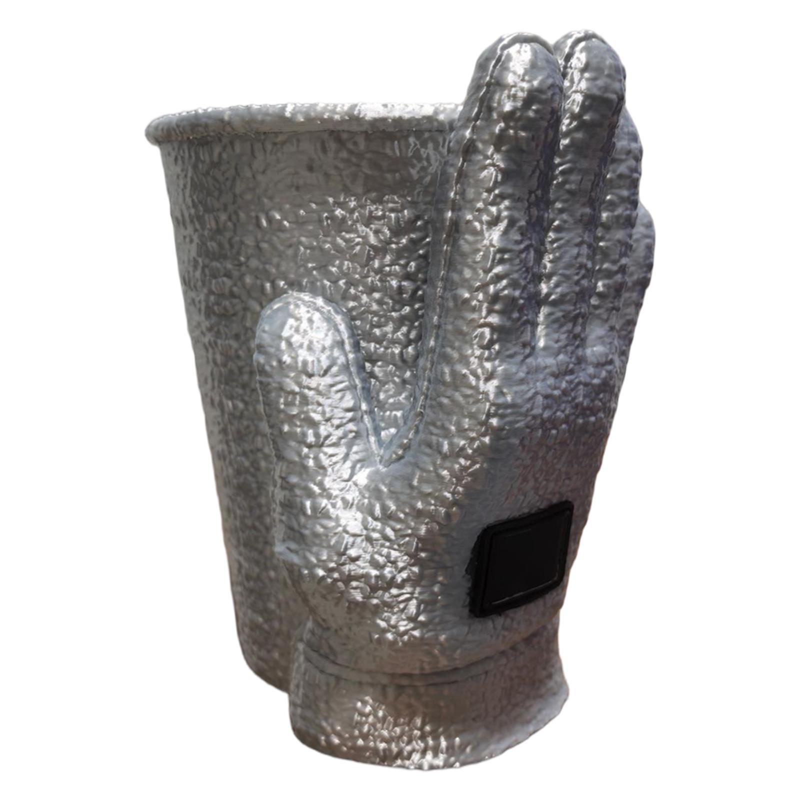 

3D Printed Popcorn Bucket Container with Unique Hand Design Durable Food Grade Material Suitable for Home Theater Movie Snack Holder One Size