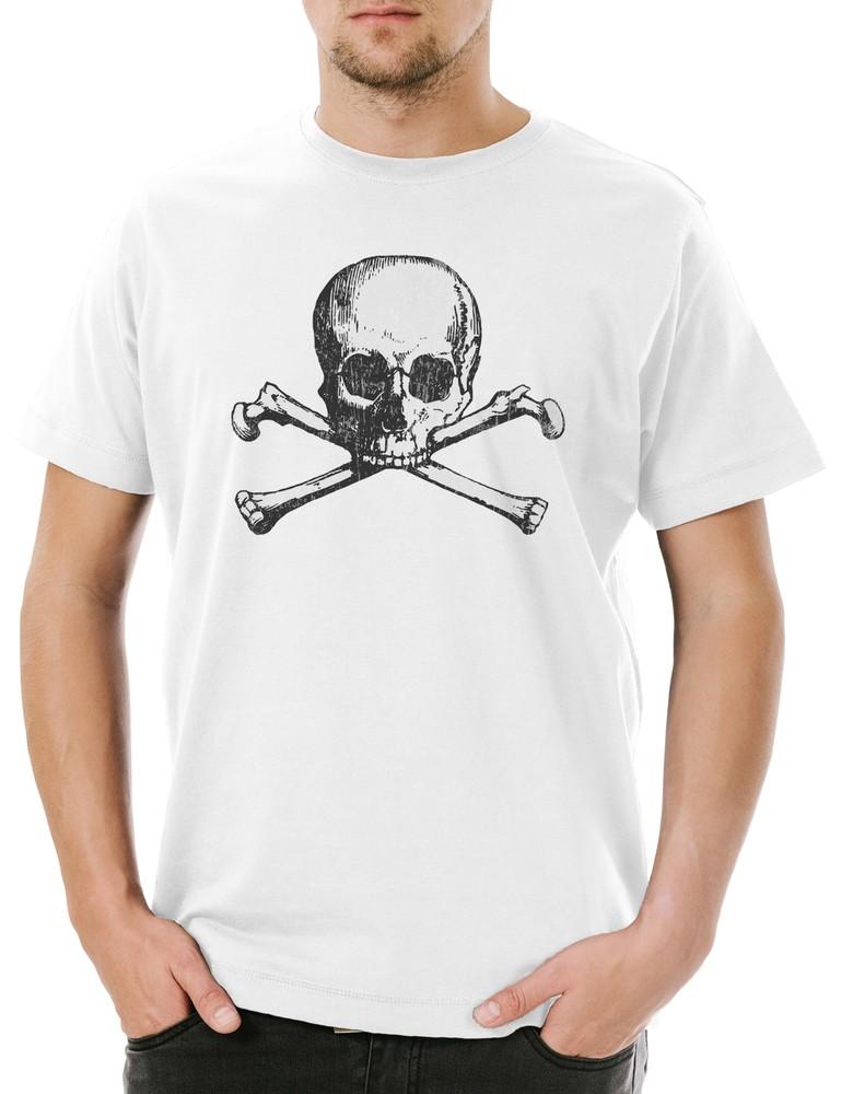 

Skull andCrossbones II Men s T-Shirt Jolly Pirate Skull Skull Skulls Skull Rogers XL