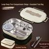 FuMaide 1000ml 3-Compartment 304 Stainless Steel Insulated Lunch Box