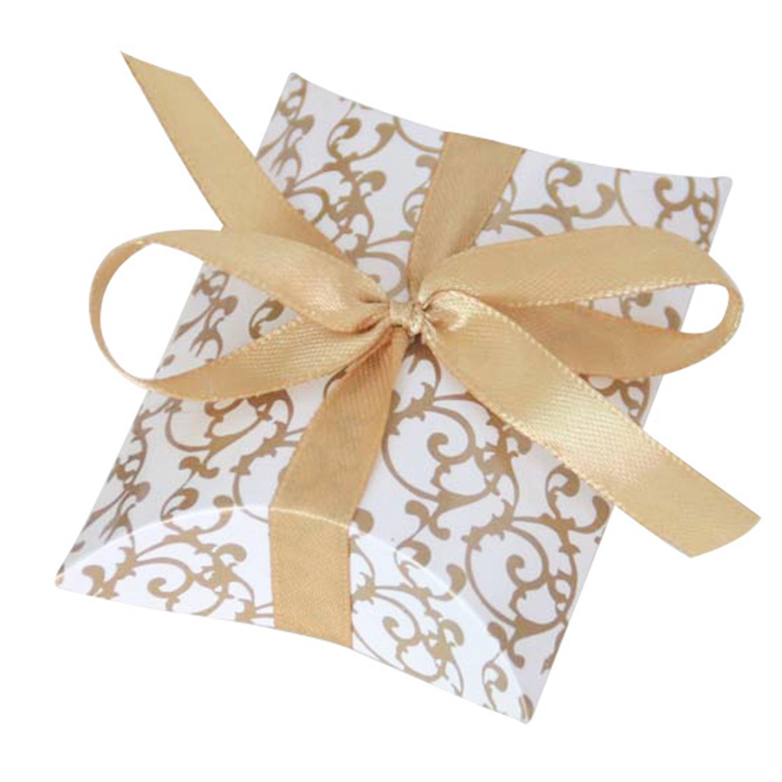 

Wedding Present Pillow Box Funny Pillow Shape Packaging Party Boxes For Birthday Party As Shown золотистый