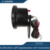85mm GPS Speedometer 0-299km/h MPH with 0-12000RPM Tachometer Trip Odometer with Gear Number N 1-6 for Car Motorcycle Universal