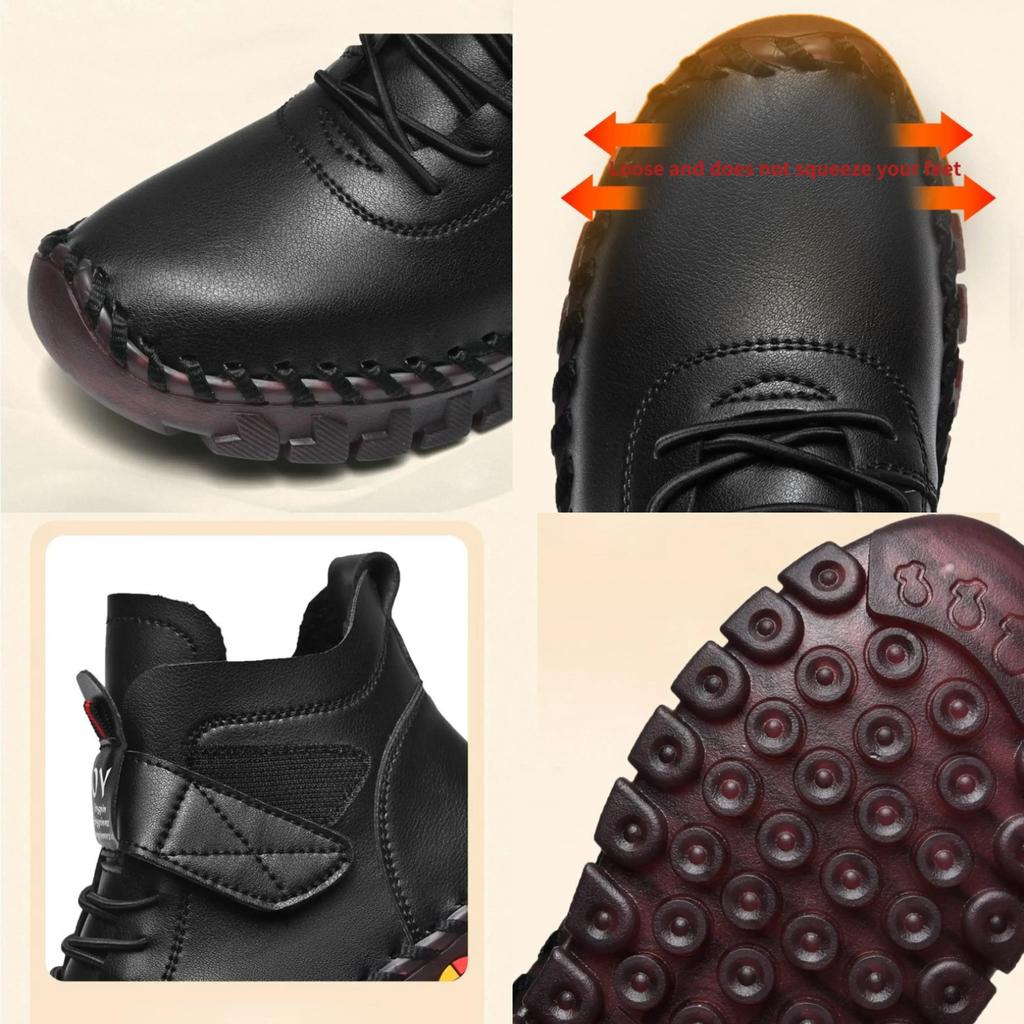 Pelz Frauen Stiefel Winter Stiefeletten Mama Baumwolle Schuhe für Frauen 2023 Wasserdichte Kurze Schnee Stiefel