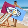 MCFC poster Print Beach Towel, Large Soft Quick Dry Towel for Beach Camping Swimming