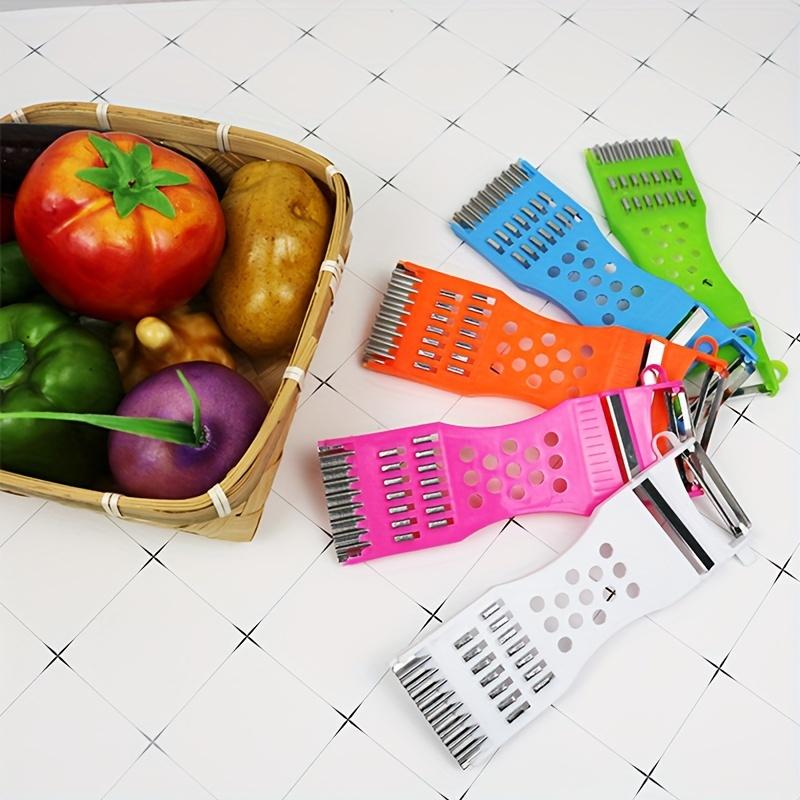 1PC Peeler, Shredded Peeler, Household Multi-functional Five-in-one Peeler, Potato Shredded Universal Shredded Kitchen Fruit