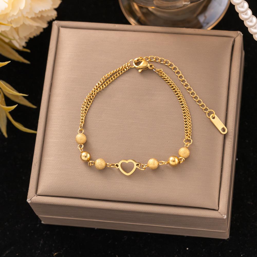 Fashion Titanium Steel Bracelet Never Fade Elegant Durable Jewelry for Women Men Unisex