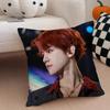 Classic Korean Handsome Singer BByun Baekhyun Cushion Cover Throw Pillow Cover Hidden Button Durable Polyester Chair Cushion