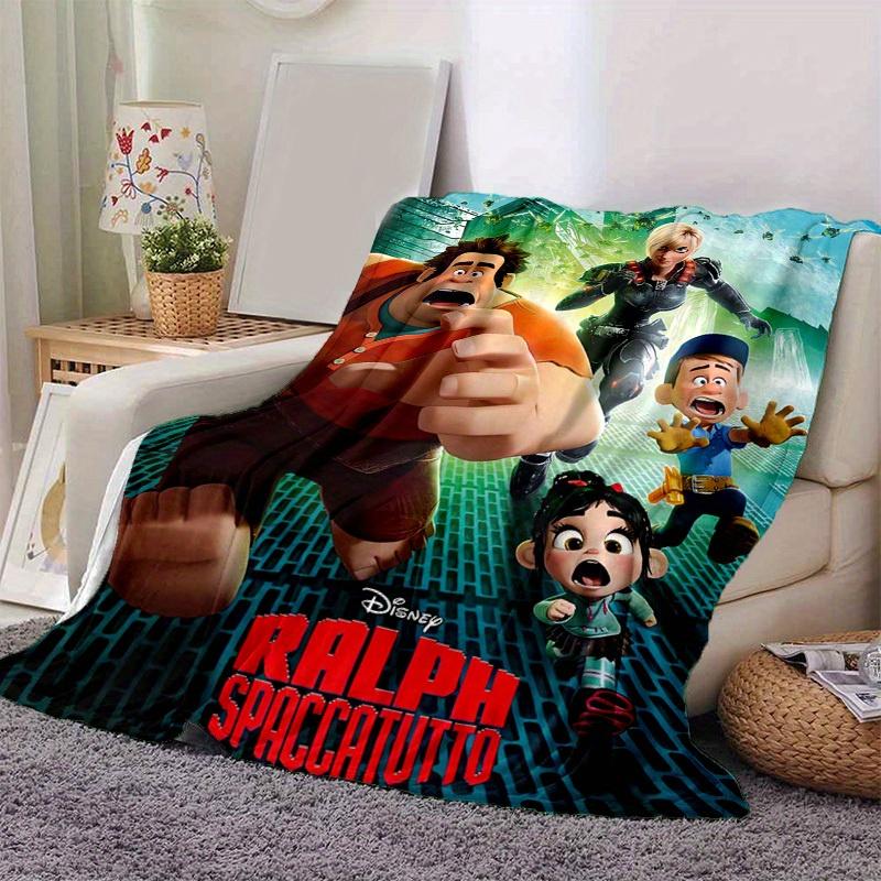 1pc, Ralph Breaks the Internet: Wreck-It Ralph 2 Home Decorative Throw Blanket, Couch Cover, Outdoor Blanket, Gift, Flannel Bedspread 80x120cm