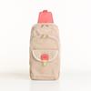 Hinomoto Canvas Kissora Collaboration One Shoulder Beige X Red Size In Genuine Leather Canvas Body Bag (B5 Storage/Water Repellent/Made Japan)