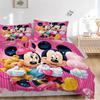 Mickey Minnie'S Sweet Day Print 3Pcs Bedding Setduvet Cover With 2 Bedropillowcase Home Birthday Gift