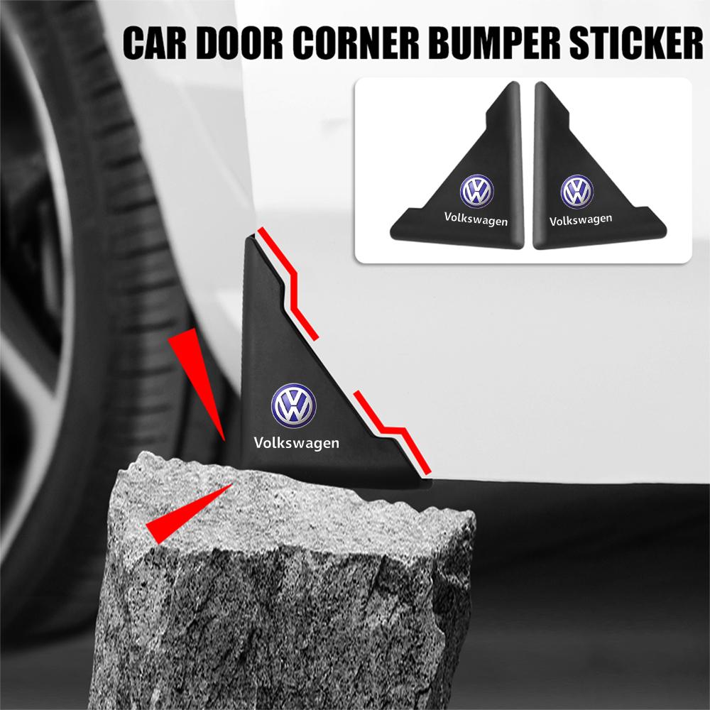 LMN1 2/4 Bucăți Capac Colț Ușă Mașină din Silicon Protecție Anti-Zgârieturi Capac Supapă Pentru VW Golf 7 Passat B6 Mk4 Tiguan Scirocco Polo Touran