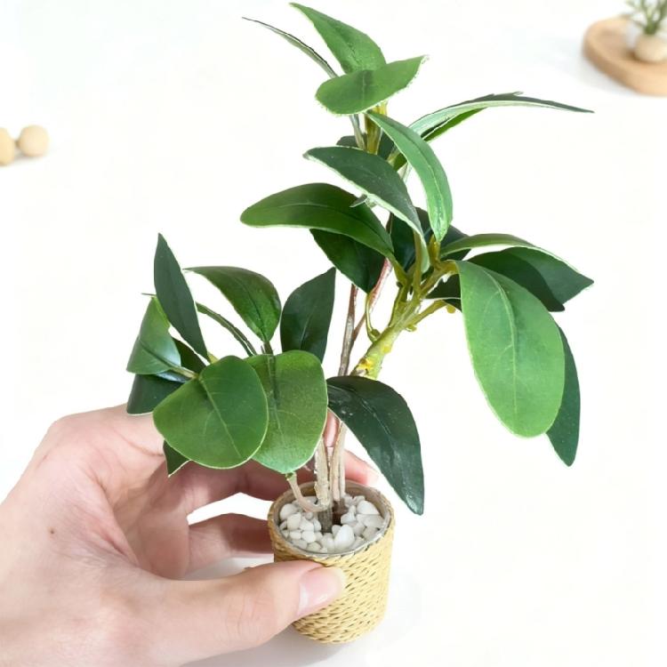 Life Like Miniature Plant For 1/6 Doll House Decoratio Potted Plant Scene Displaying Accessories For Craft Model Project
