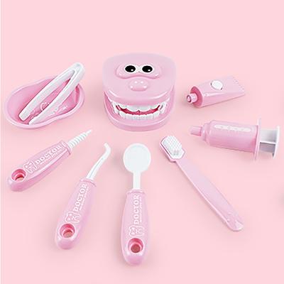 Children's Play House Dentist Set, Dentist Simulation Early Education, Practicing Oral Practice Brushing Teeth Model