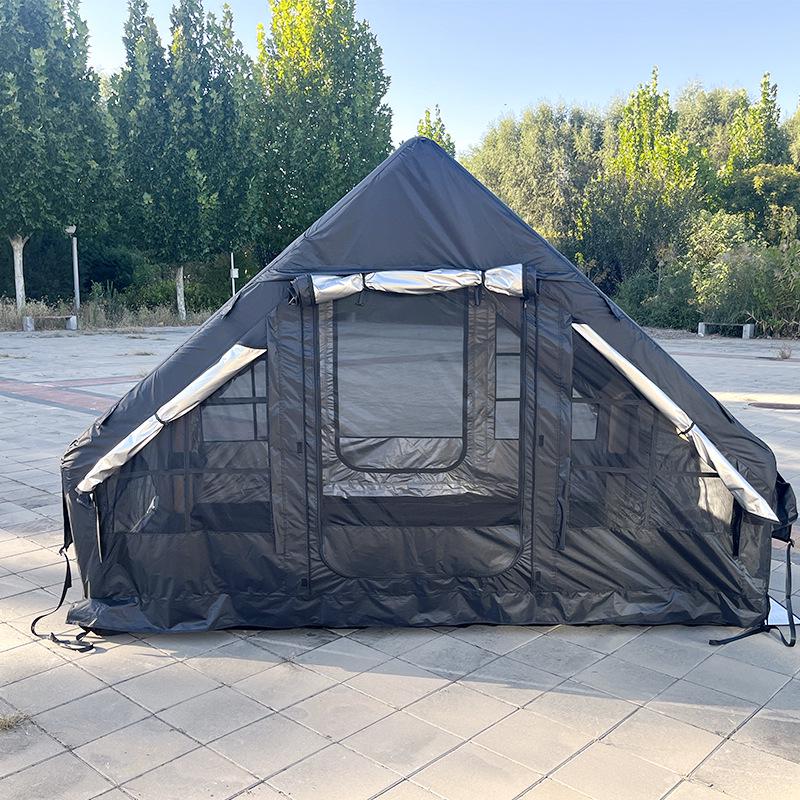 Portable Rainproof Thickened Inflatable Camping Tent