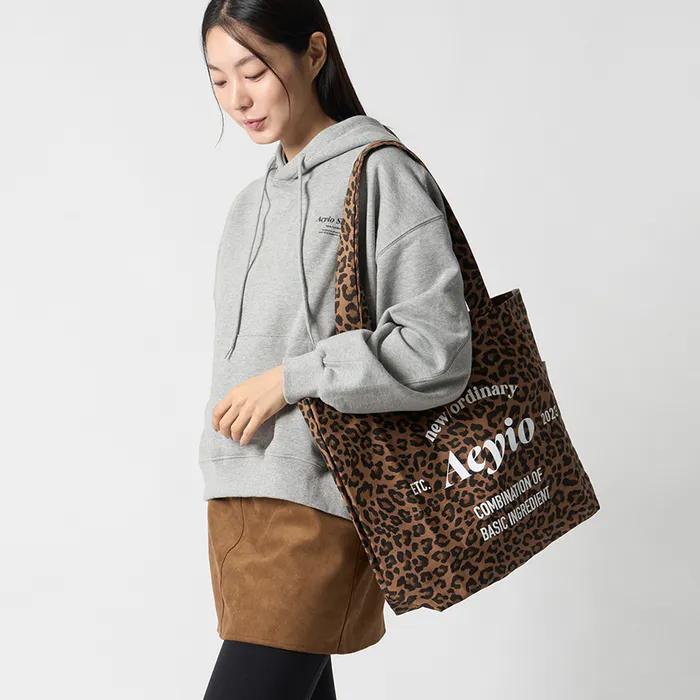 (New Color Release) (10th Restock) COTTON SHOULDER BAG LEOPARD_3 COLORS_ASH3001