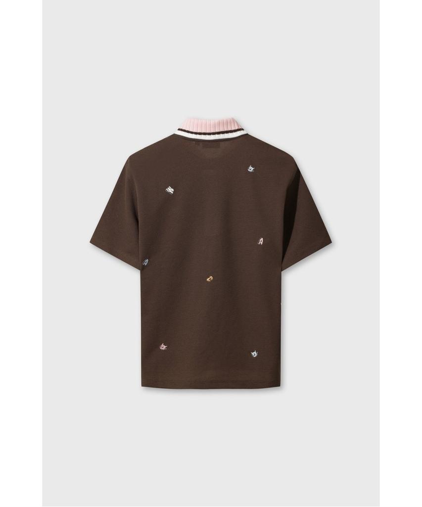 WAAC Women Knit Collar Loose-Fit Polo Wwtcm26500Brd