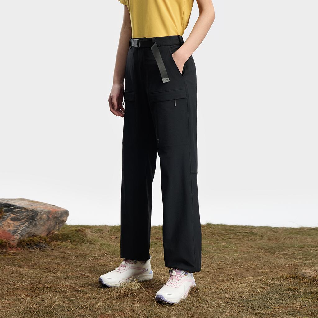 New FILA x BBC EARTH Casual Pants Women's Pitch Black A11W437802FBK