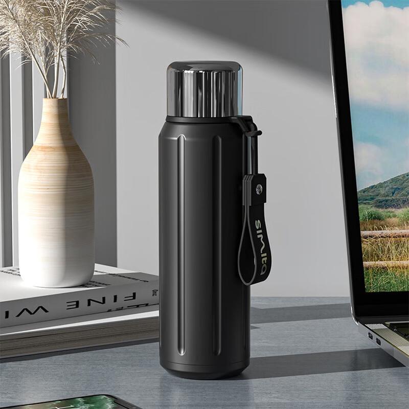 Simita 316 Stainless Steel Large Capacity Insulated Thermos with Rope