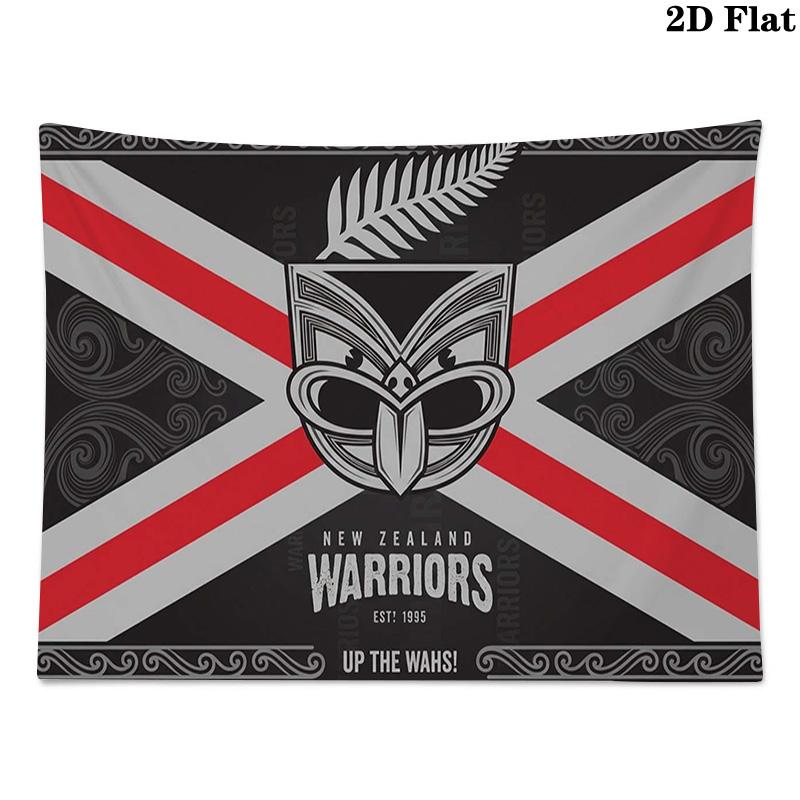 New Zealand Warriors Wall Tapestry Aesthetic Wall Hanging Printed Fabric Blanket Decorative Tapestries for Bedroom Living Room Home Decor