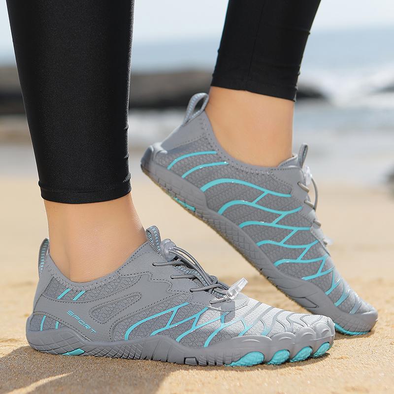 Schnelltrocknende Strandwatschel-Sneaker Atmungsaktive Unisex-Wassersport-Schuhe Rutschfeste Wasserschuhe zum Surfen Tauchen Canyoning